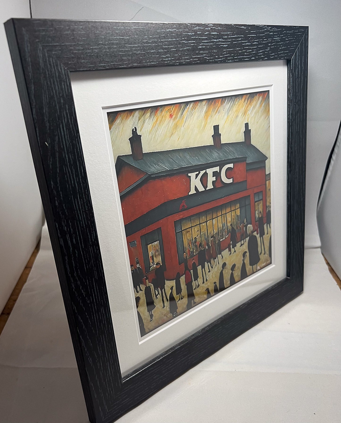 Black Ash Framed & Mounted