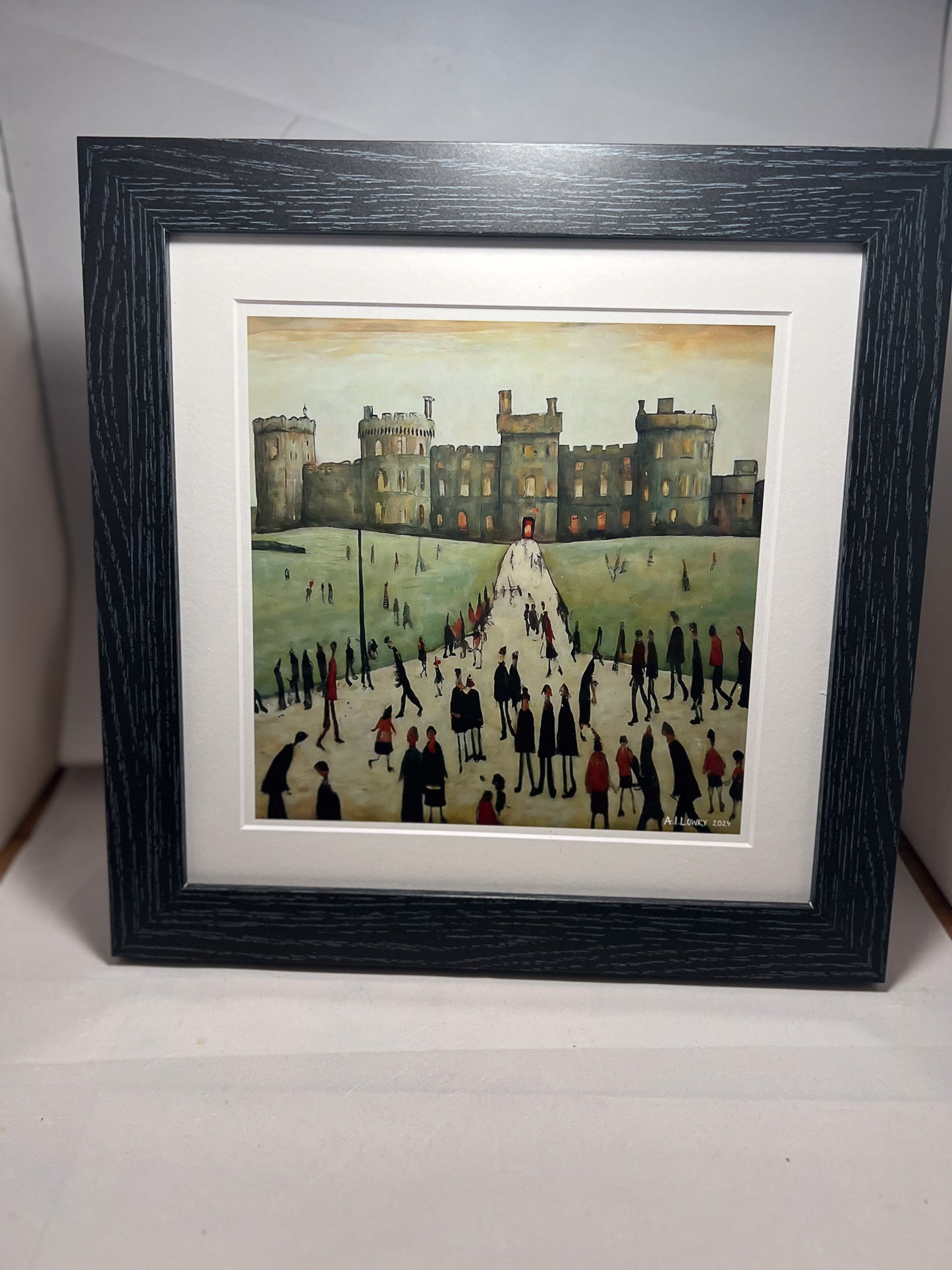 Black Ash Framed and Mounted