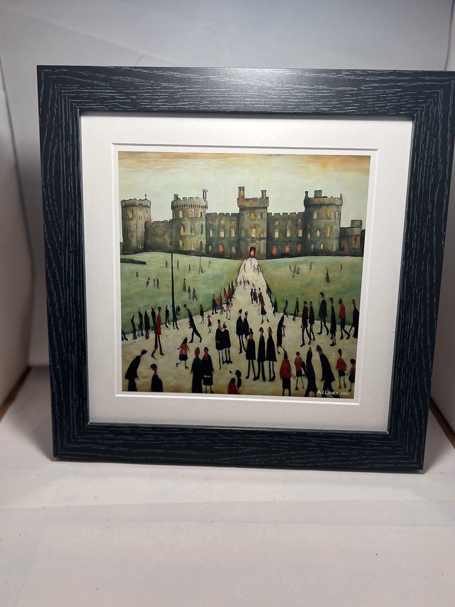 Black Ash Framed and Mounted