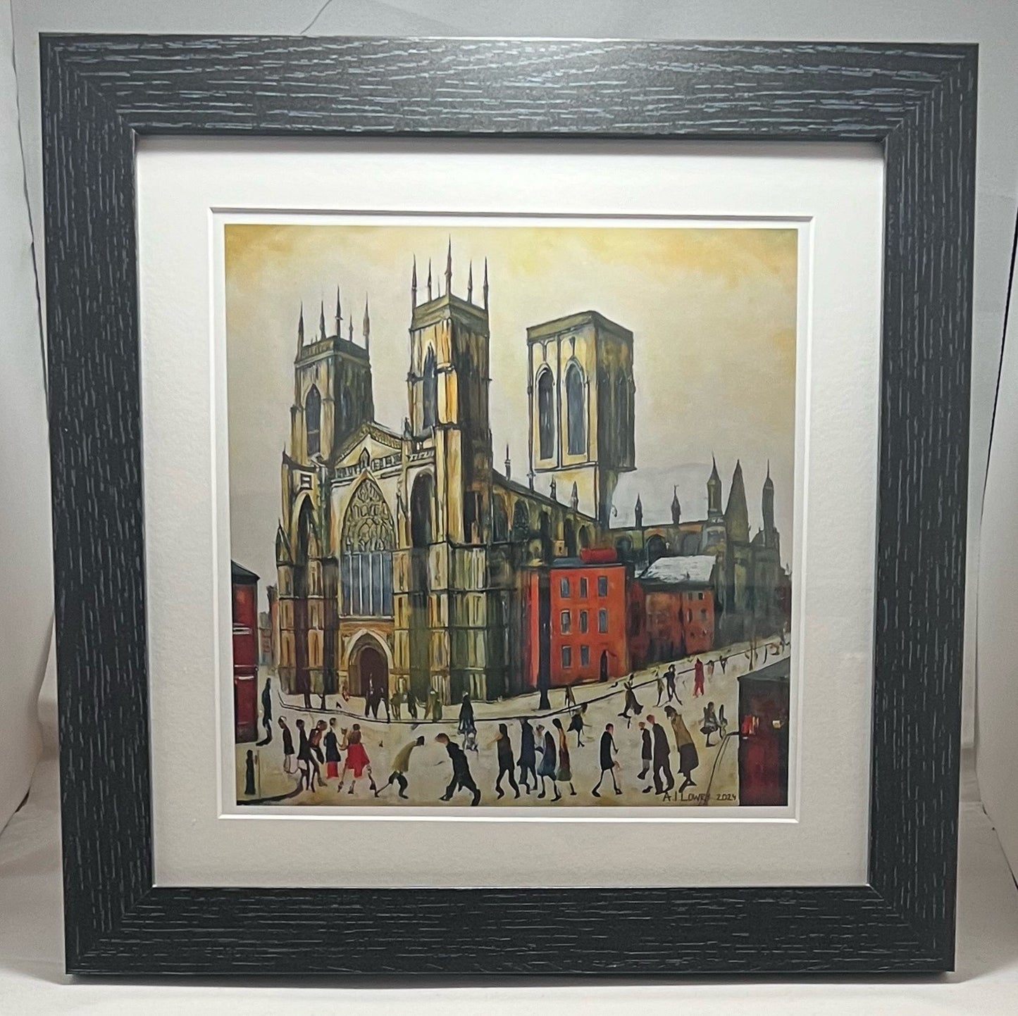 Black Ash Framed and Mounted