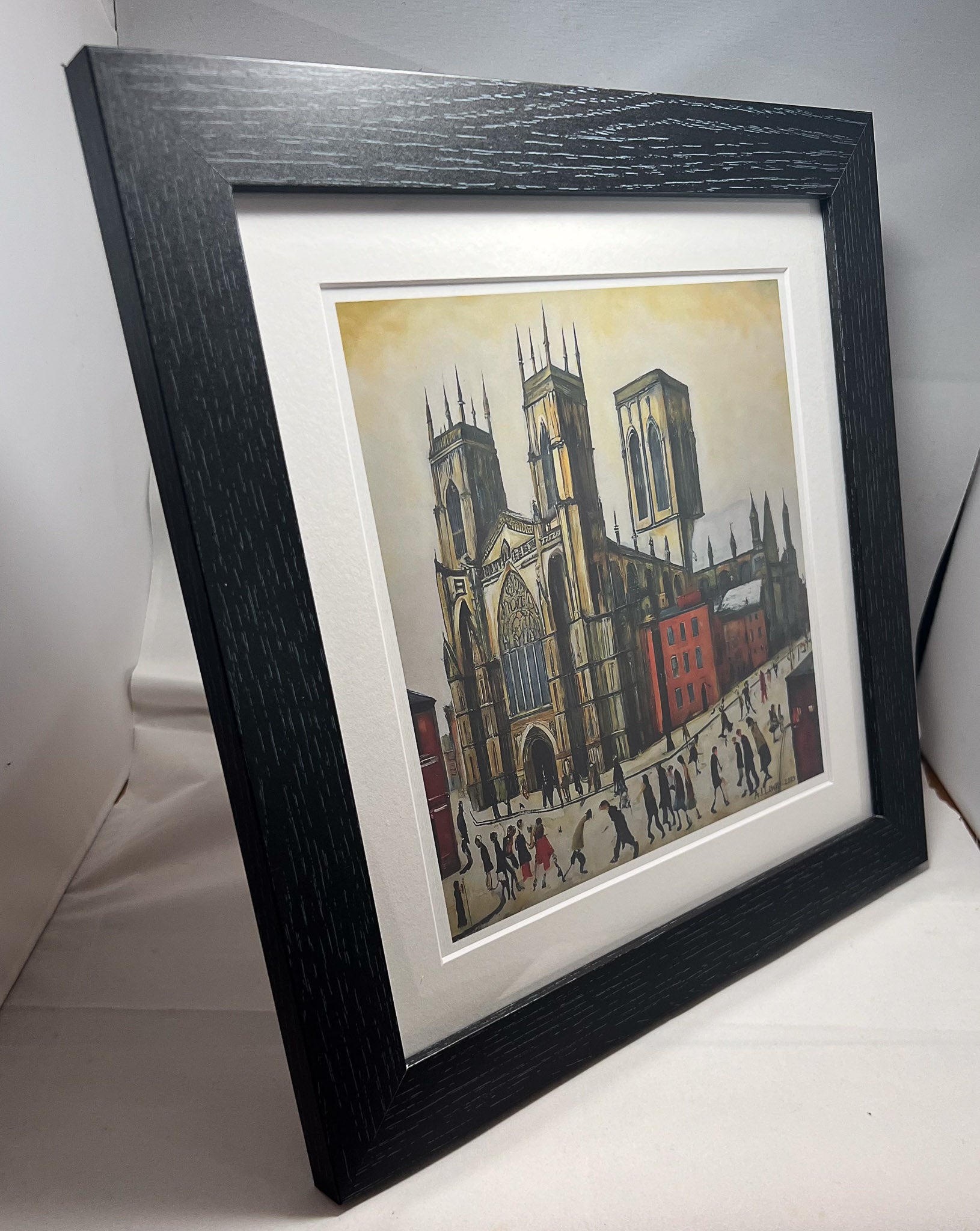 Black Ash Framed and Mounted