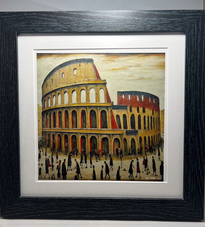 Black Ash Framed And Mounted