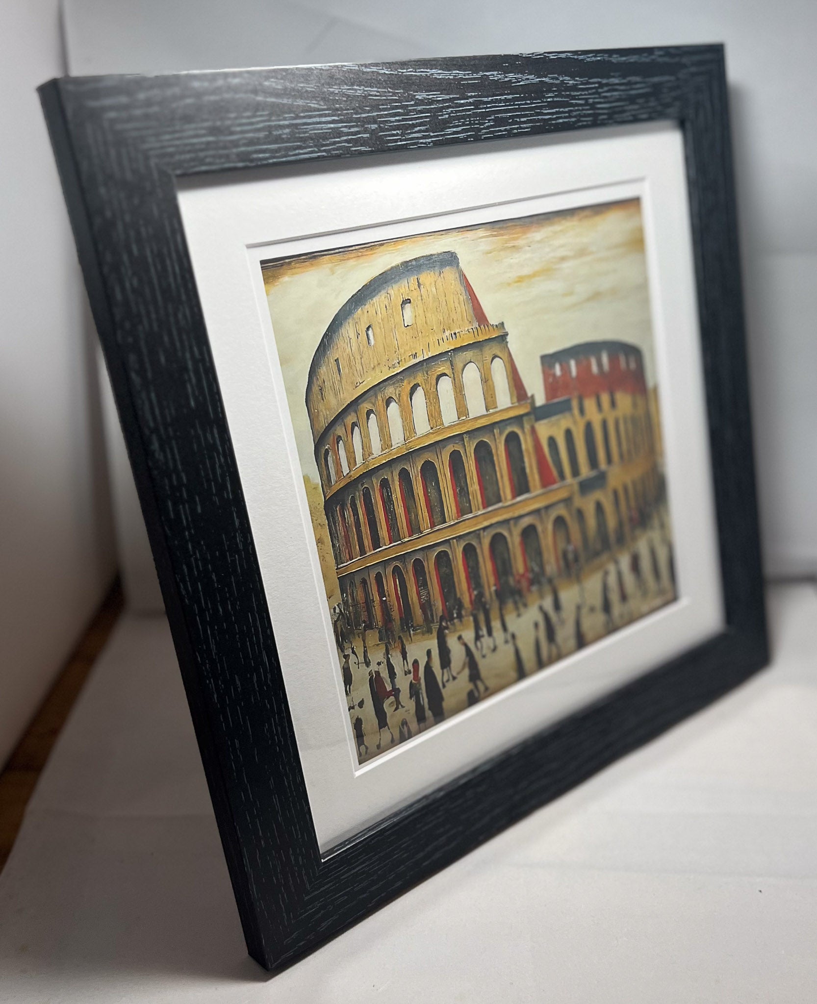 Black Ash Framed And Mounted