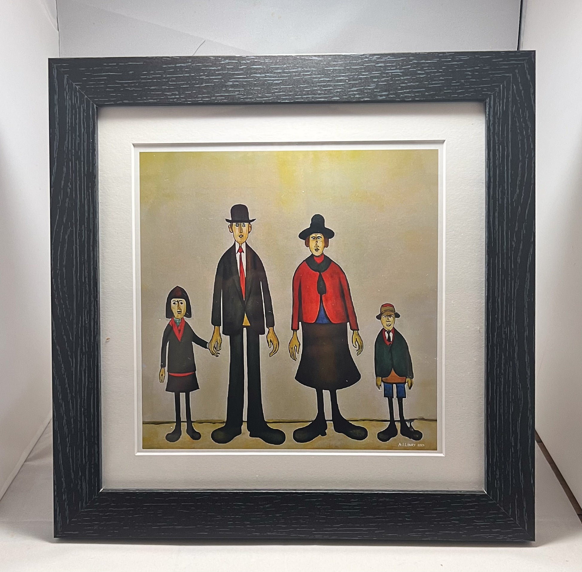 Black Ash Framed and Mounted