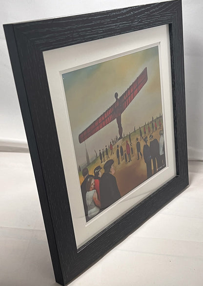 Black Ash Framed and Mounted