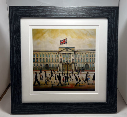 Black Ash Framed and Mounted