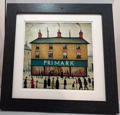 Primark - Lowry Style Giclée Art Print. Available Mounted/Framed or Unframed