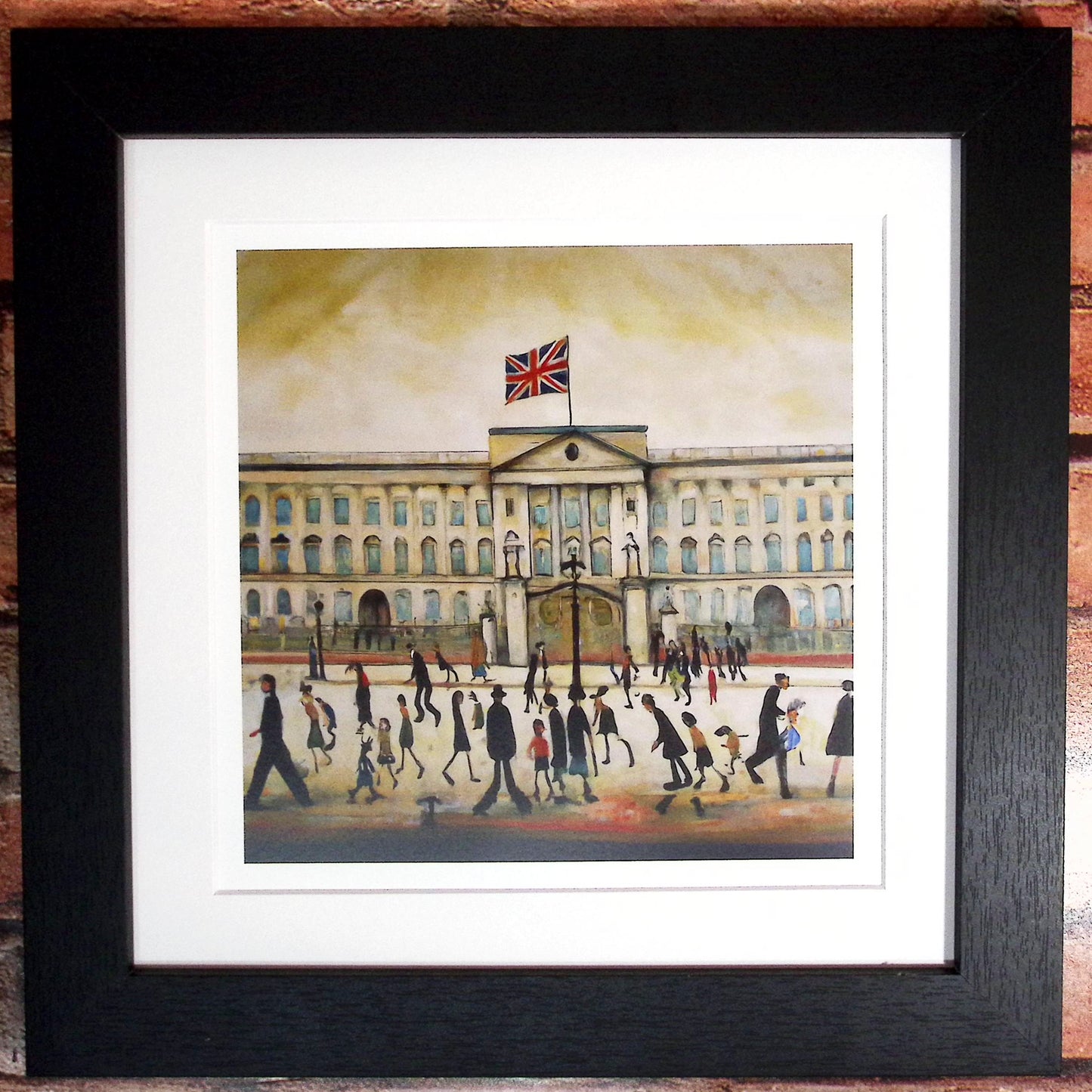 Buckingham Palace Lowry Style Giclée Art Print Available Unframed or Mounted and Framed
