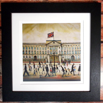 Buckingham Palace Lowry Style Giclée Art Print Available Unframed or Mounted and Framed