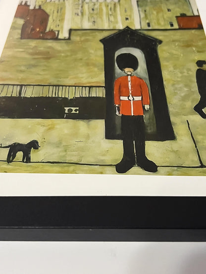 On Guard Tower of London - Lowry Style A4 Size Giclée Art Print. Available Framed or Unframed.