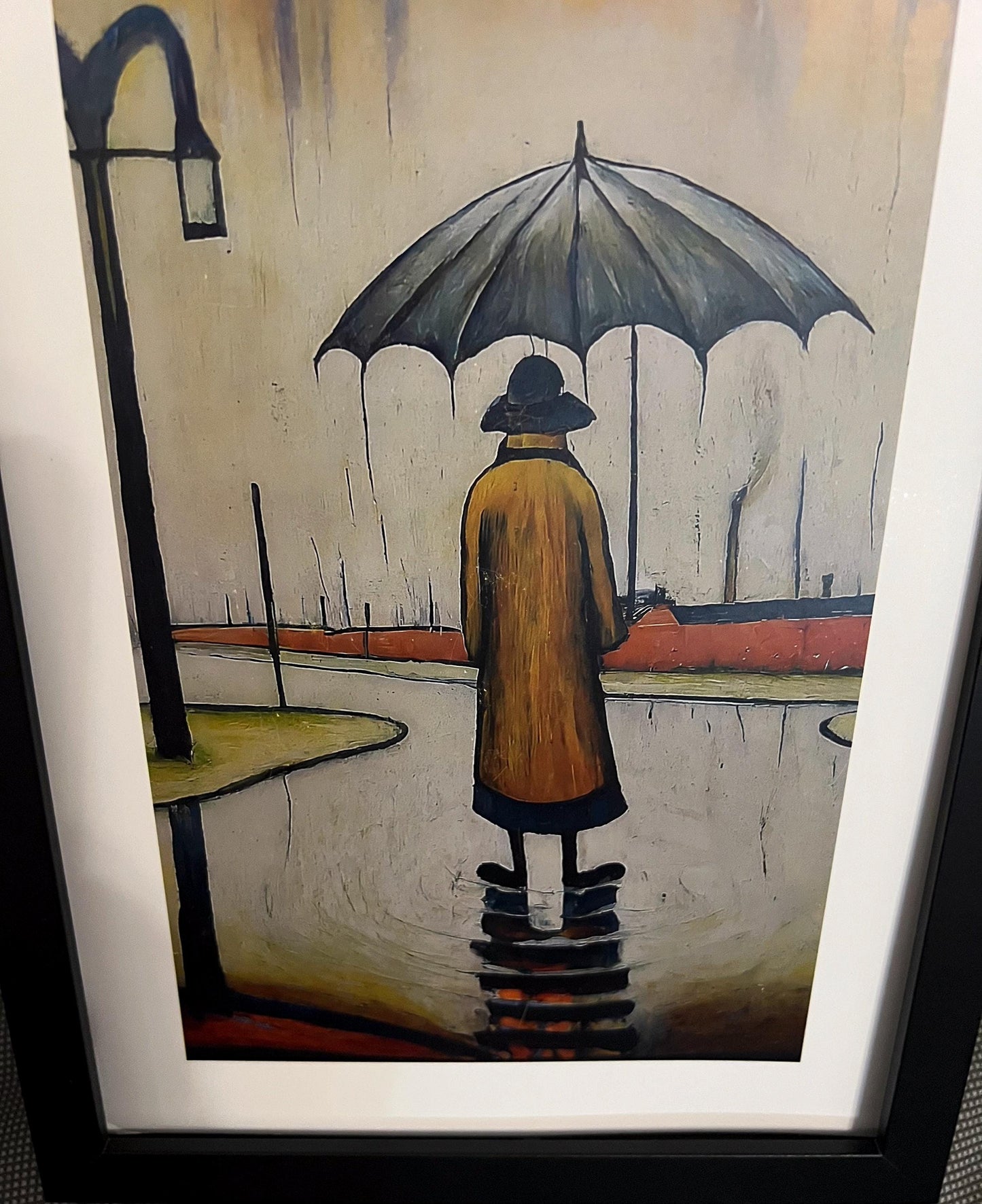 Beautiful British Day - Lowry Style A4 Size Giclée Art Print. Available Framed or Unframed.