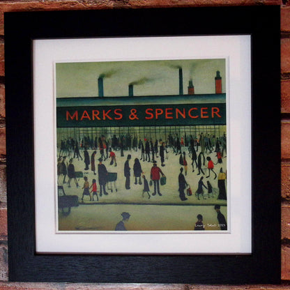 Marks & Spencer - Giclée Art - Not Just Any Print, This Print Is In The Style Of LS Lowry. Available Framed/Mounted or Unframed